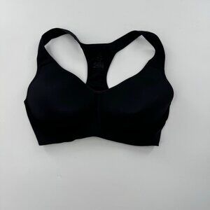 Nike Dri-Fit Black Sports Bra 34D High Impact Support Racerback
